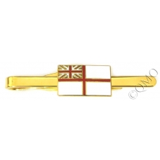 Royal Navy White Ensign Tie Bar / Slide / Clip (Metal / Enamel)